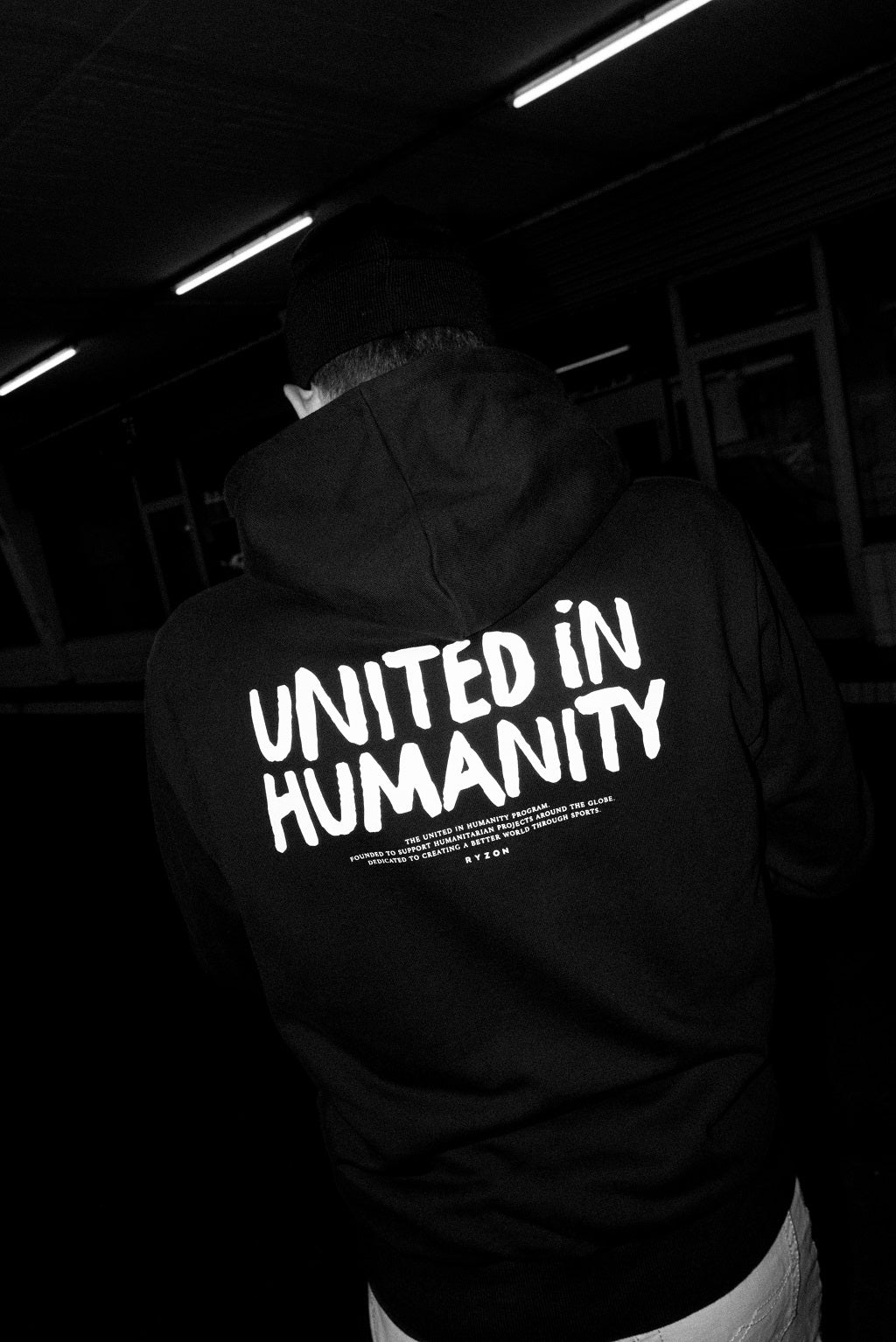 Rhythm Unisex Hooded Sweater United in Humanity - Image 7