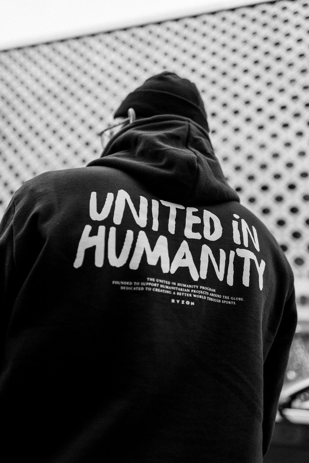 Rhythm Unisex Hooded Sweater United in Humanity - Image 8