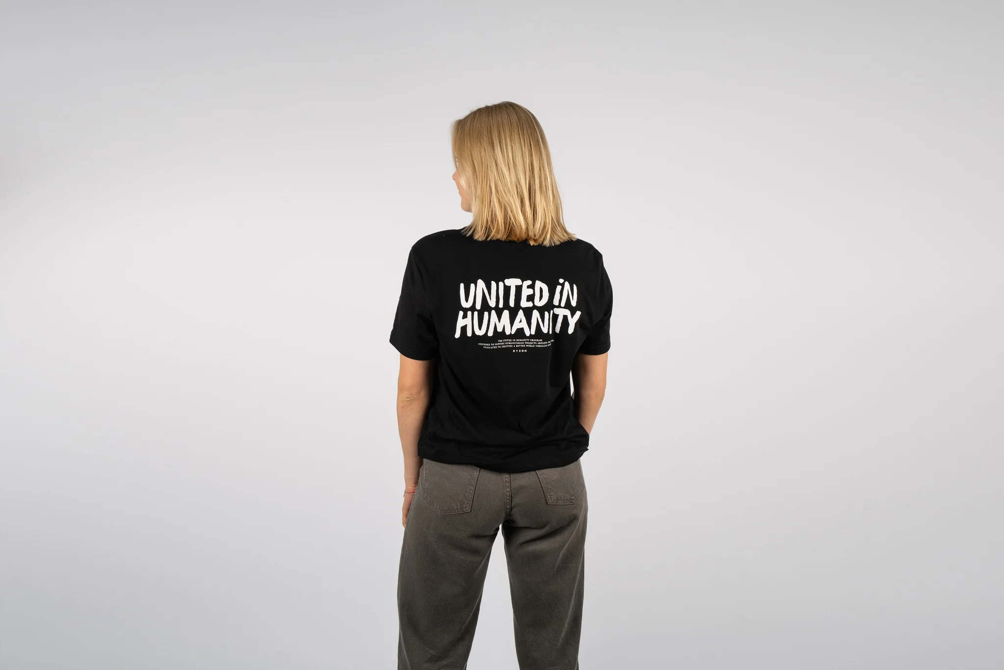 Recharged Unisex Tee United in Humanity - Image 8
